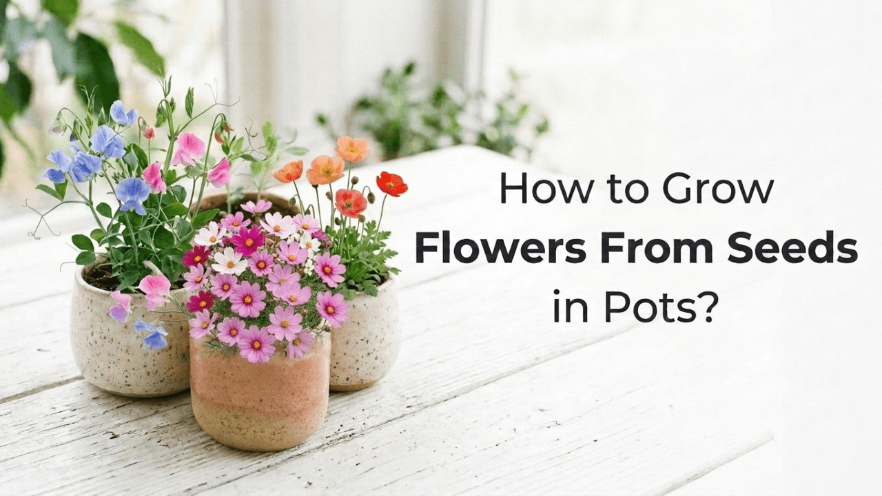 How to Grow Flowers From Seeds in Pots?
