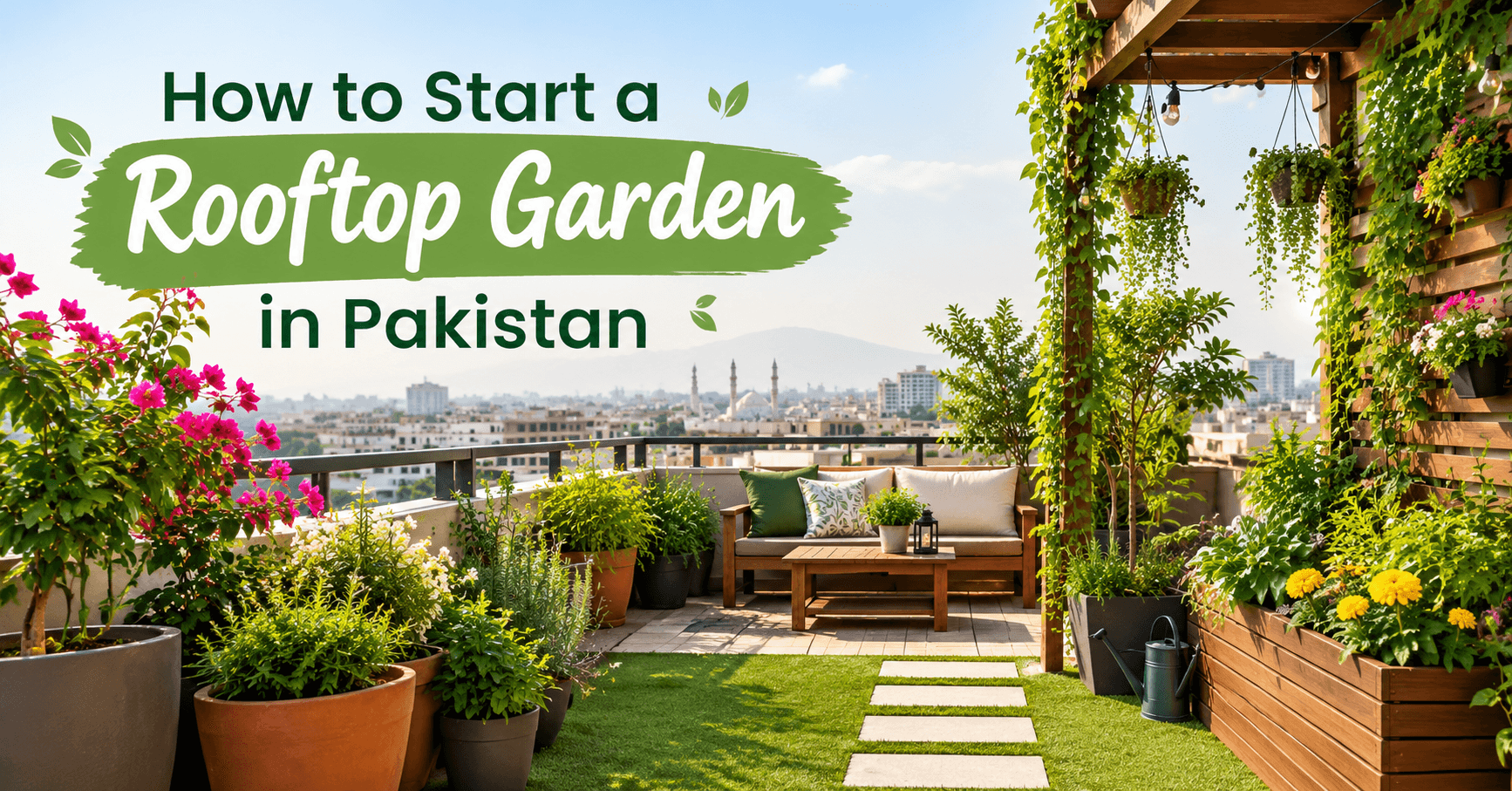 How to Start a Rooftop Garden in Pakistan 