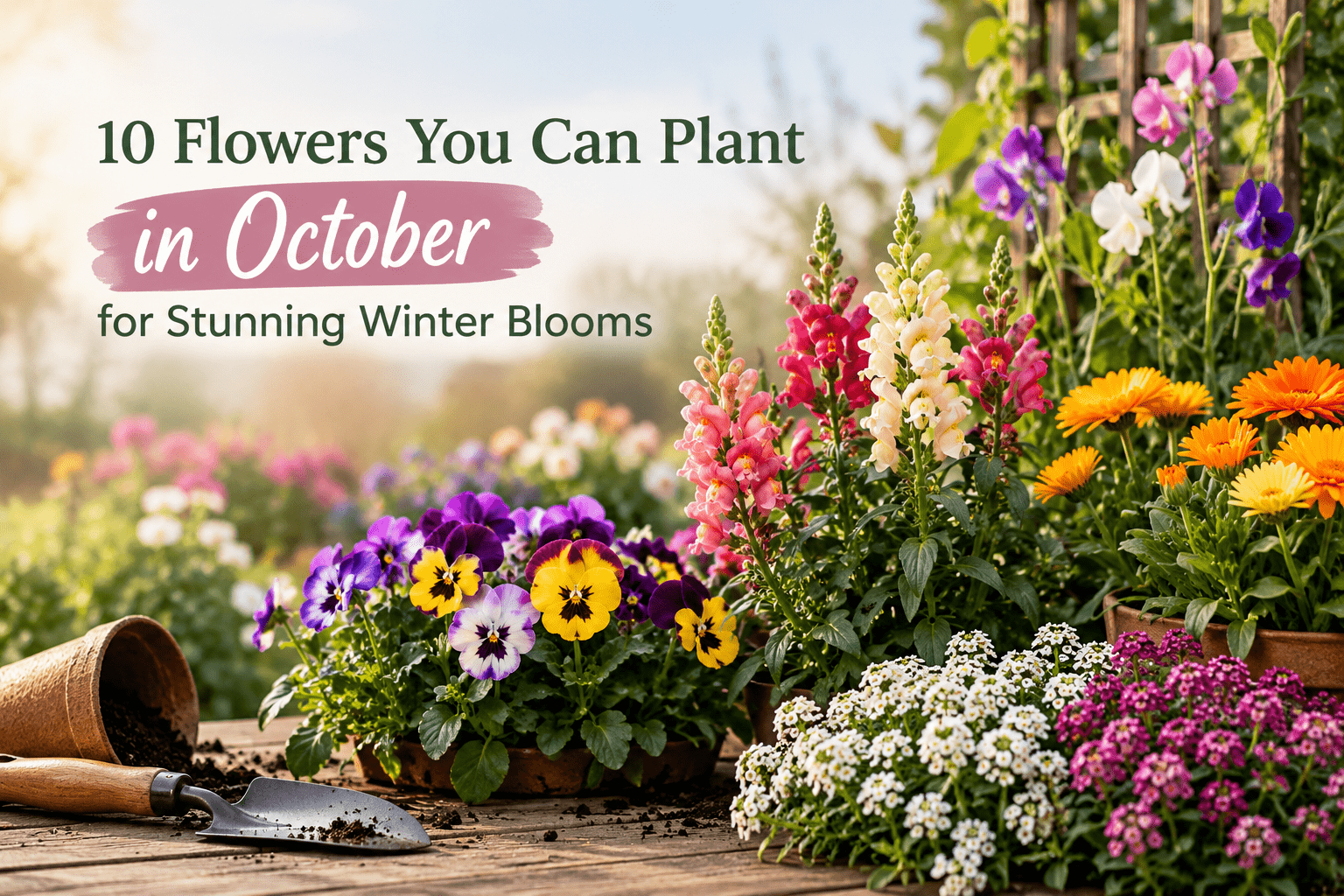 10 Flowers You Can Plant in October for Stunning Winter Blooms